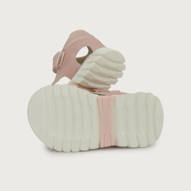 SANDALIA VELCROS ROSADA DE NIÑA OPALINE - 3