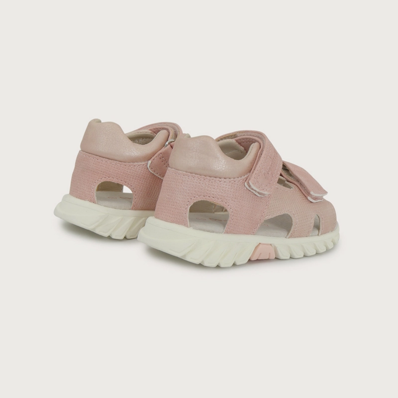 SANDALIA VELCROS ROSADA DE NIÑA OPALINE - 5