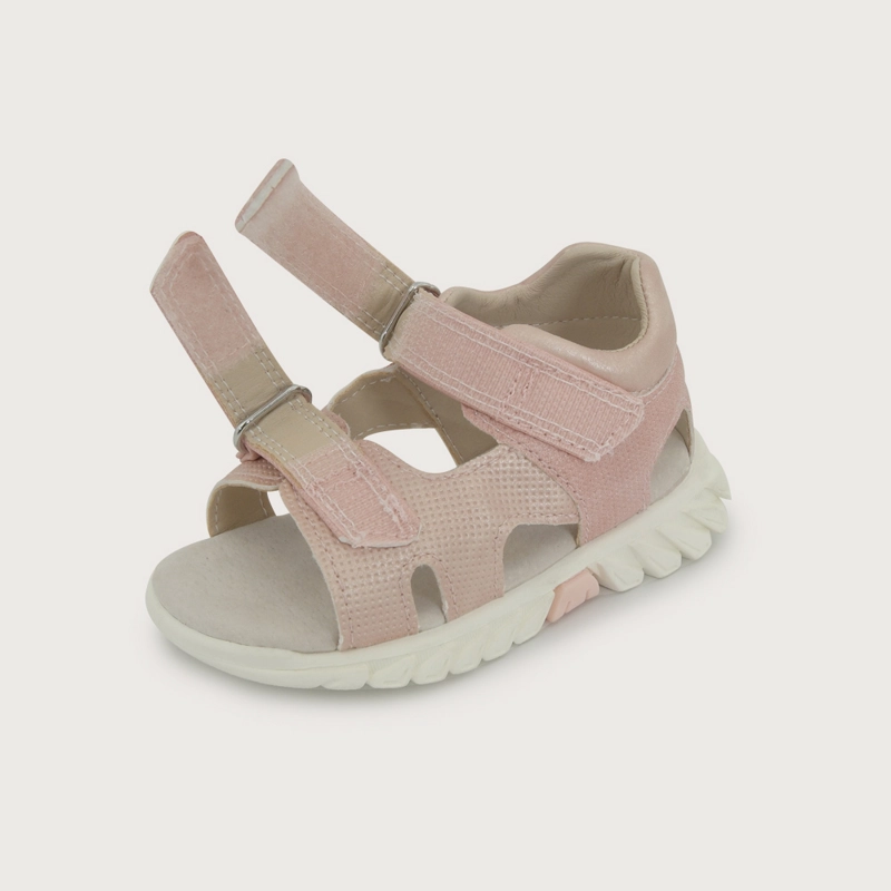 SANDALIA VELCROS ROSADA DE NIÑA OPALINE - 6