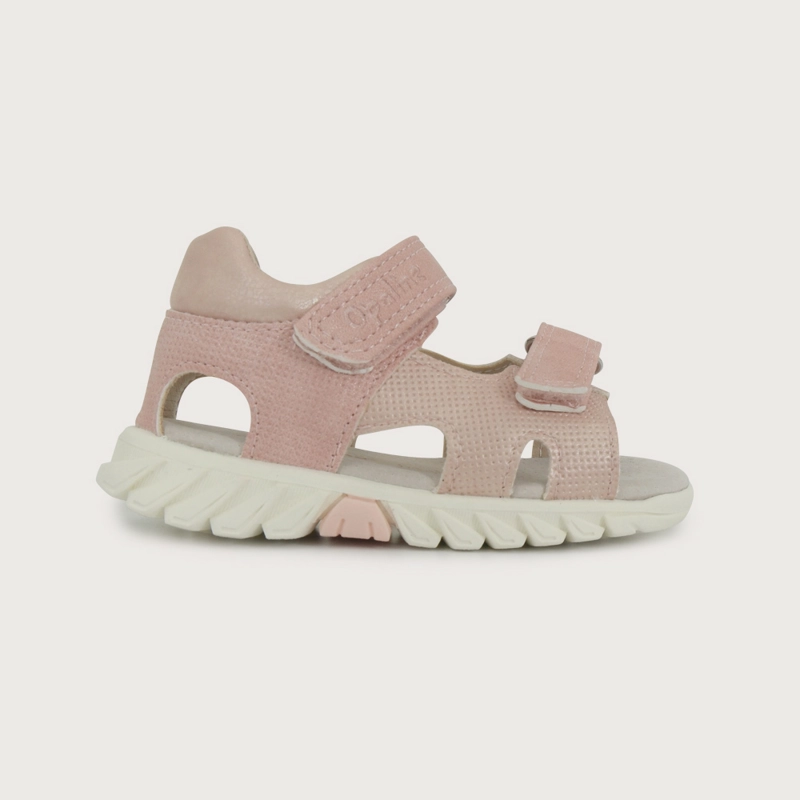 SANDALIA VELCROS ROSADA DE NIÑA OPALINE - 8