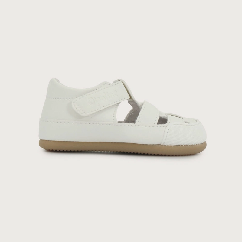 SANDALIA ULTRA FLEXIBLE BLANCA DE NIÑA OPALINE - 2