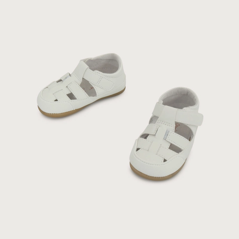 SANDALIA ULTRA FLEXIBLE BLANCA DE NIÑA OPALINE - 4