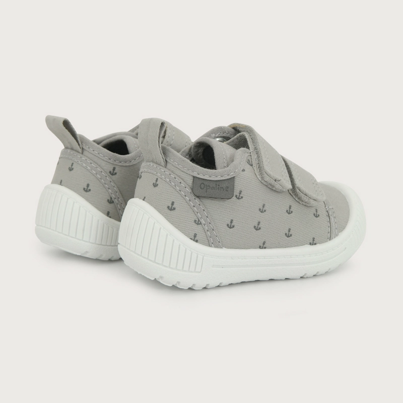 ZAPATILLA PRIMEROS PASOS GRIS DE NIÑO OPALINE - 5