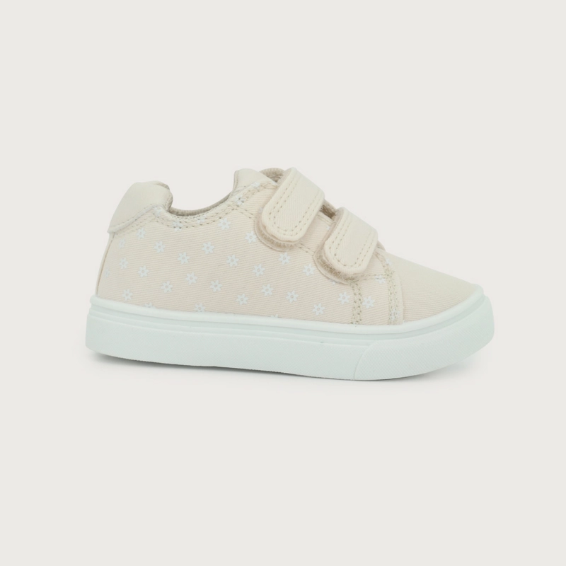 ZAPATILLA DOBLE VELCRO BEIGE DE NIÑA OPALINE - 8