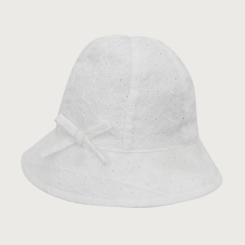 GORRO BLANCO DE NIÑA OPALINE - 1