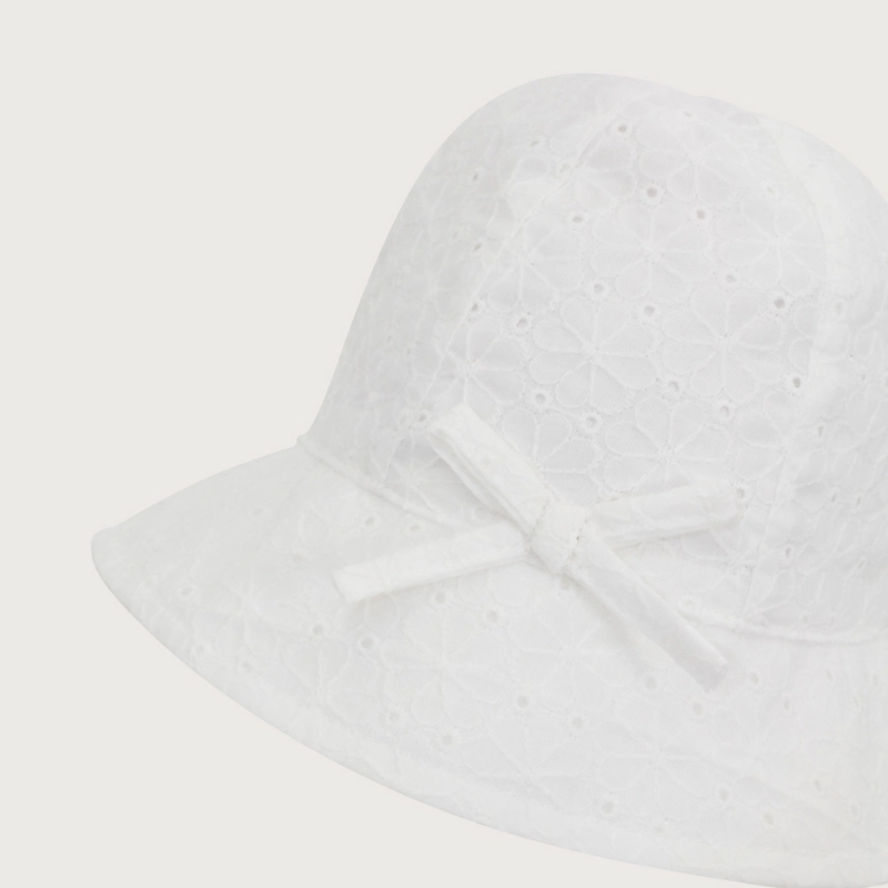 GORRO BLANCO DE NIÑA OPALINE - 2