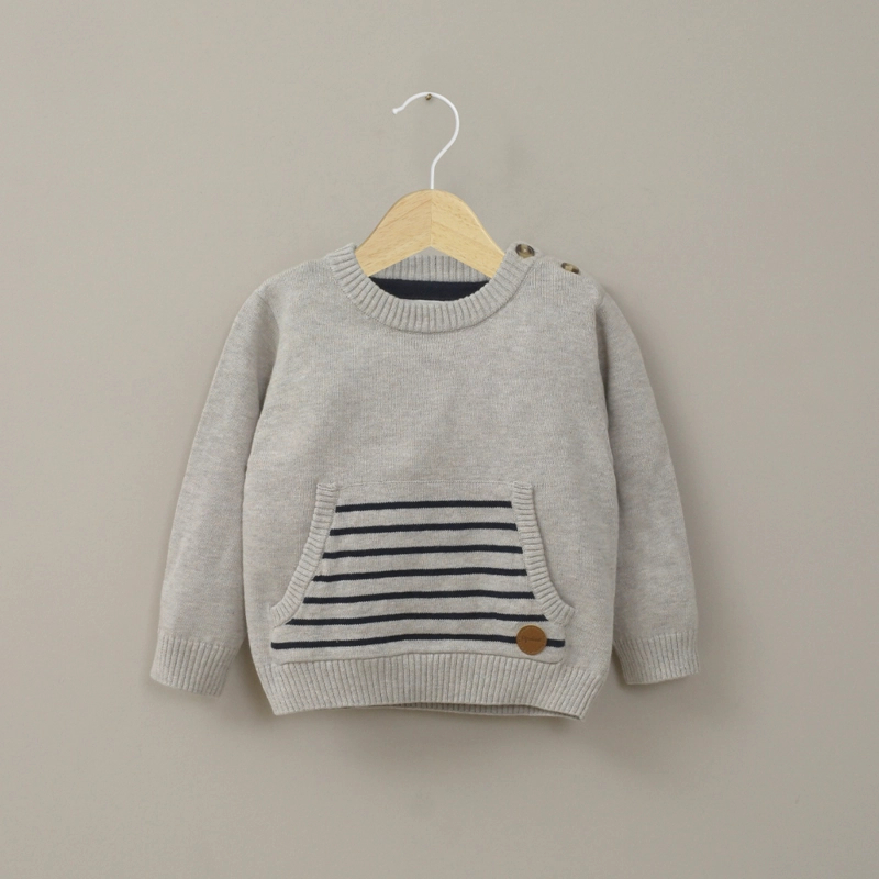 SWEATER BEIGE DE NIÑO OPALINE - 1
