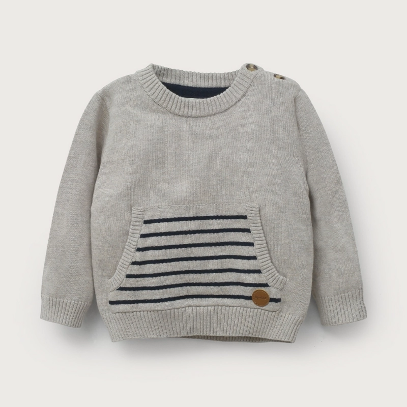SWEATER BEIGE DE NIÑO OPALINE - 2