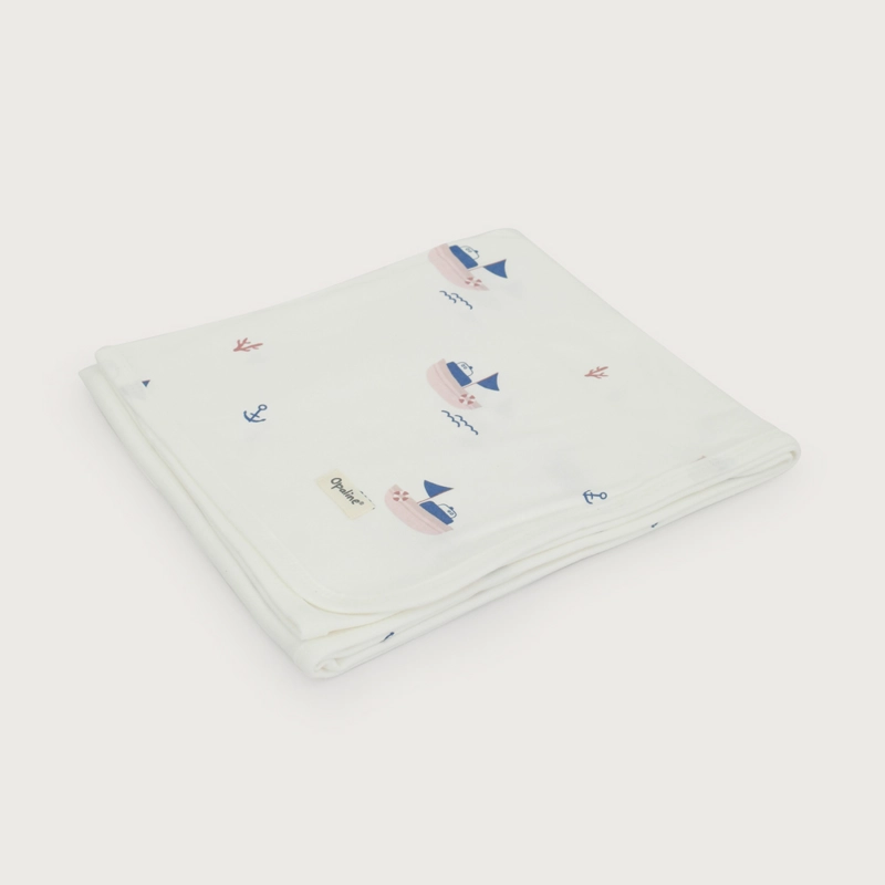 MANTA 100% ALGODON DE NIÑO OPALINE - 2