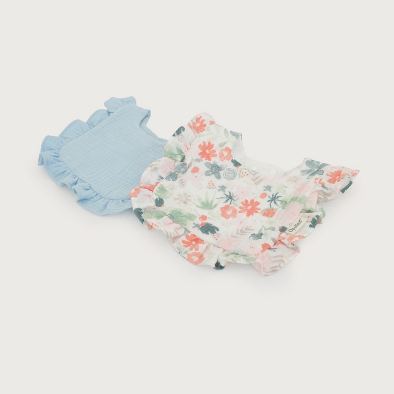 PACK 2 BABERO MUSELINA CELESTE OPALINE - 1