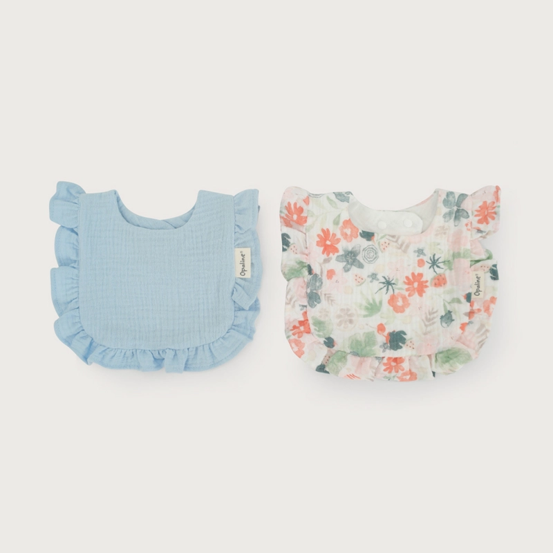PACK 2 BABERO MUSELINA CELESTE OPALINE - 2