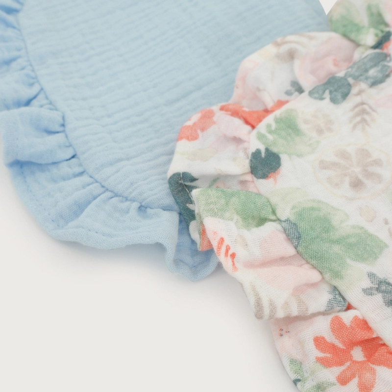 PACK 2 BABERO MUSELINA CELESTE OPALINE - 3