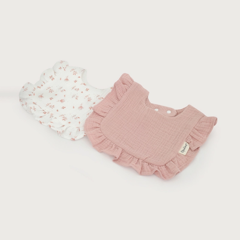 PACK 2 BABERO MUSELINA ROSADO OPALINE - 1