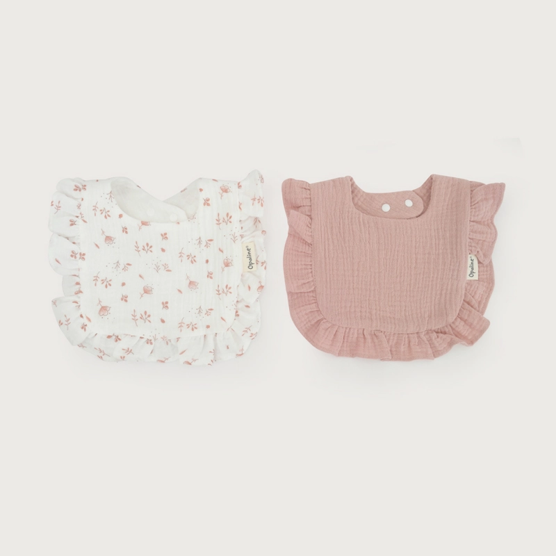 PACK 2 BABERO MUSELINA ROSADO OPALINE - 2