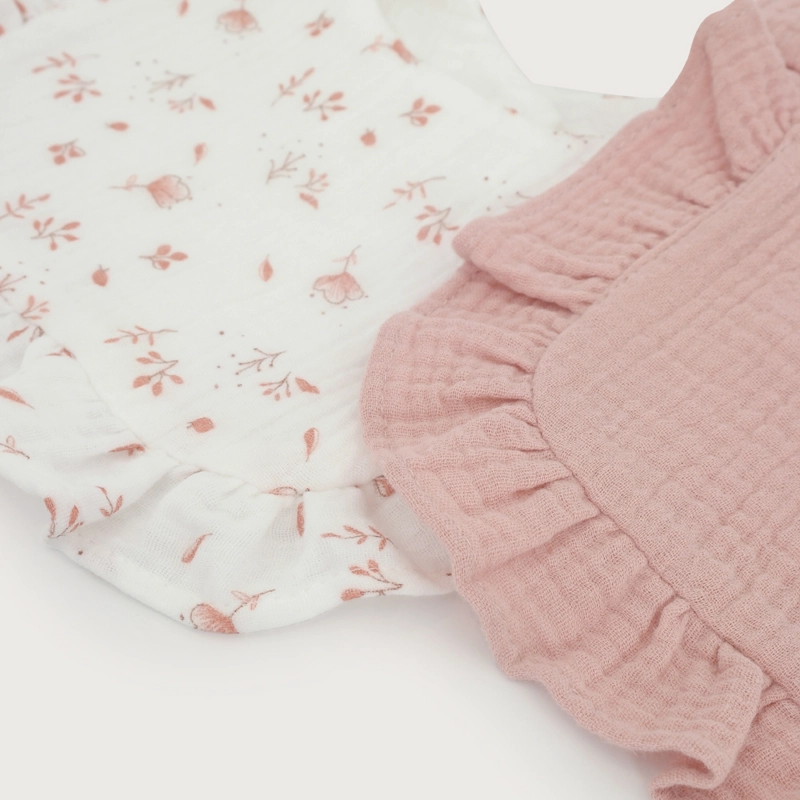 PACK 2 BABERO MUSELINA ROSADO OPALINE - 3