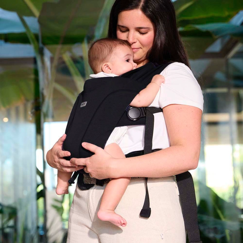 PORTA BEBE  NEGRO OPALINE - 1