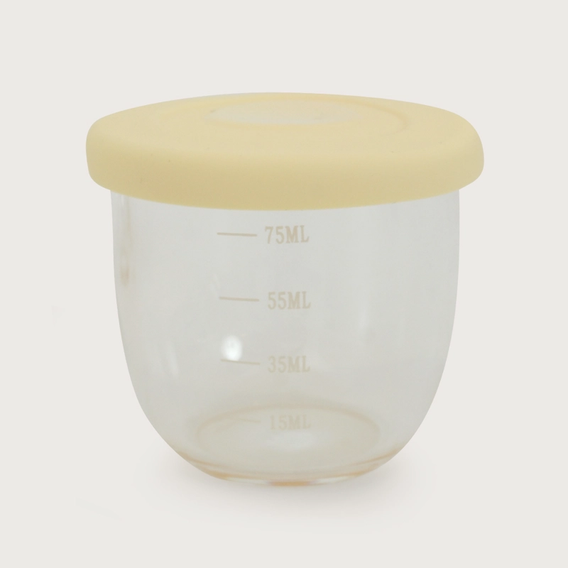 SET FRASCOS SNACK VIDRIO 4 UDS AMARILLO OPALINE - 2