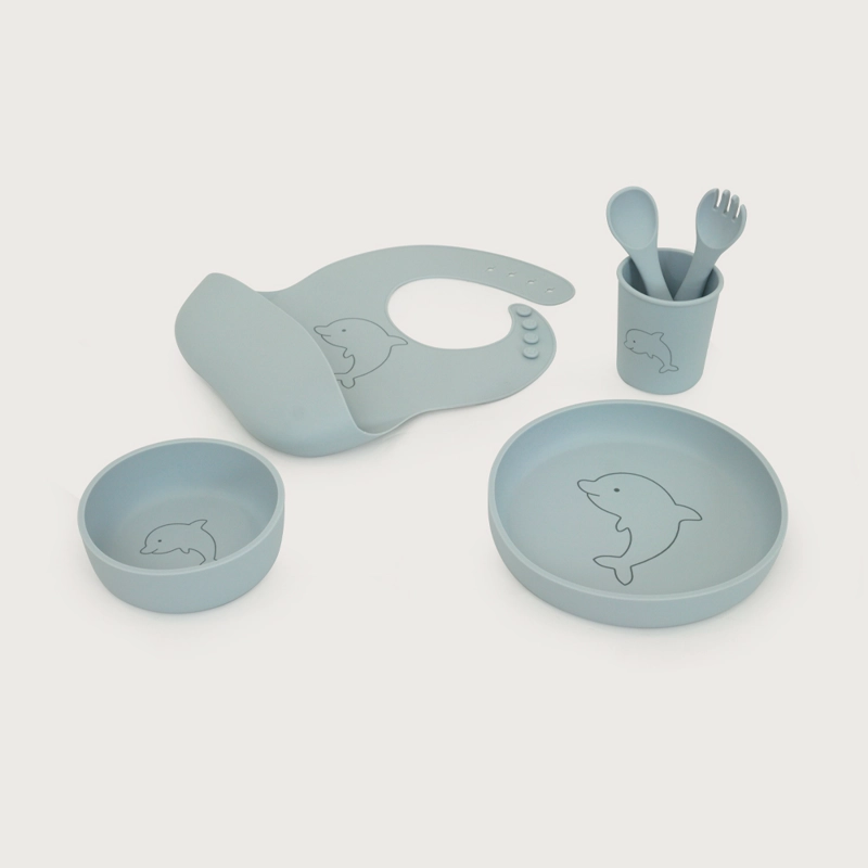 SET ALIMENTACION CON DISEÑO LASER AZUL OPALINE - 1