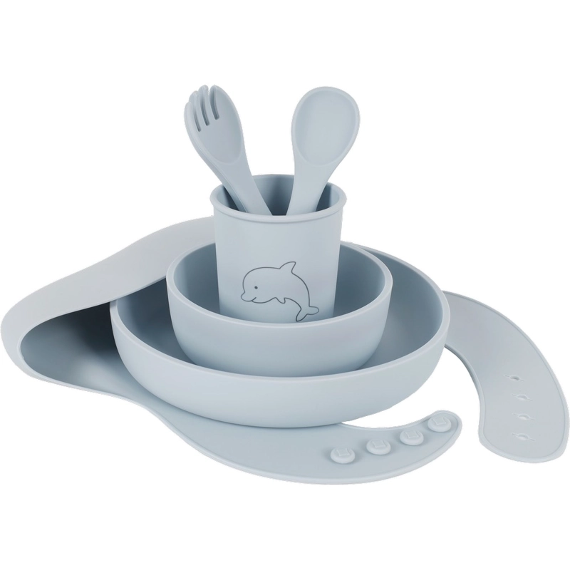 SET ALIMENTACION CON DISEÑO LASER AZUL OPALINE - 2