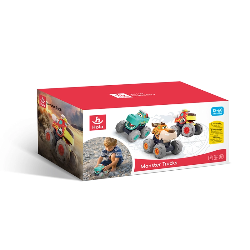 SET MONSTER TRUCKS 3 MODELOS OPALINE - 2