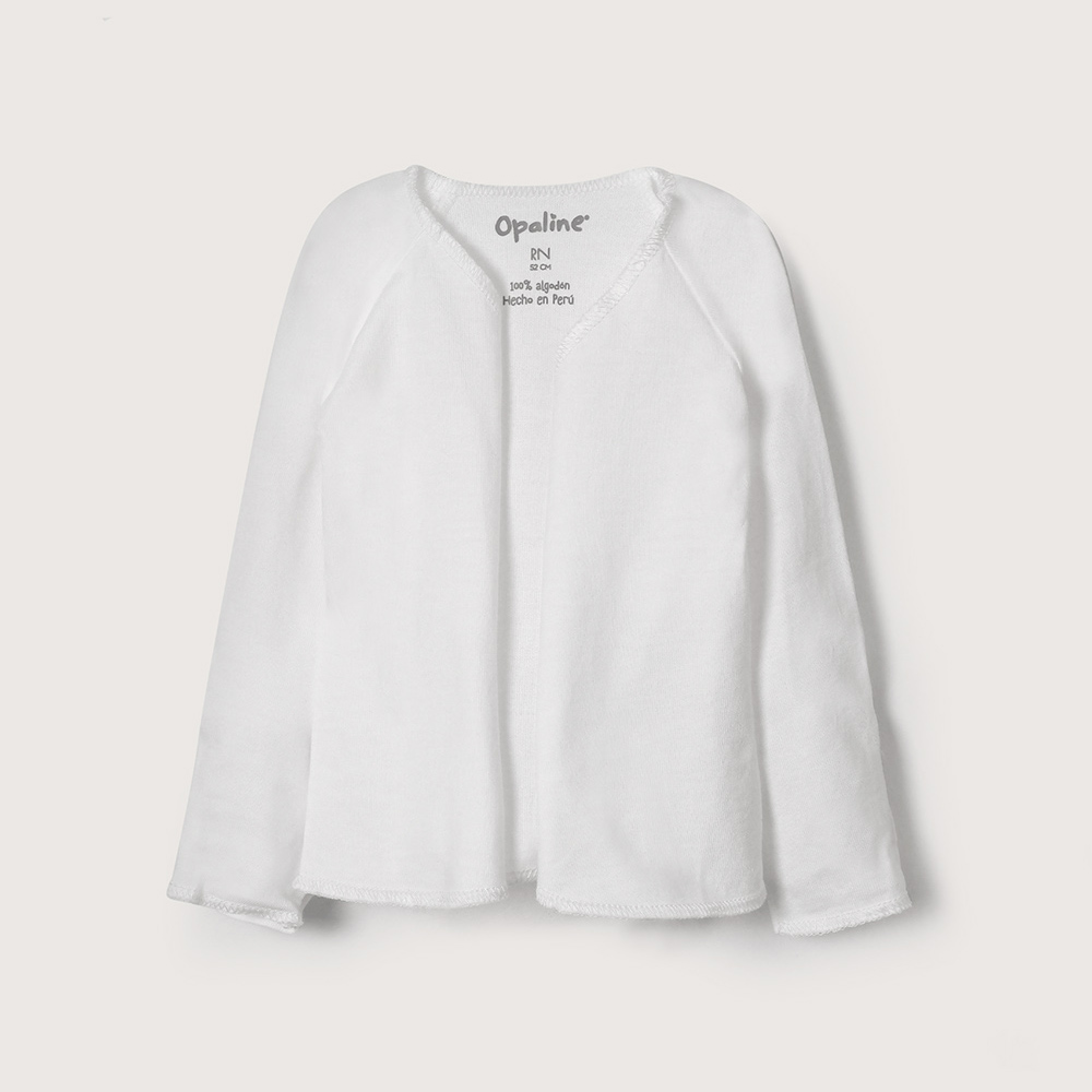 PACK DE 2 CAMISETAS GUANTE BLANCAS BEBE OPALINE - 2