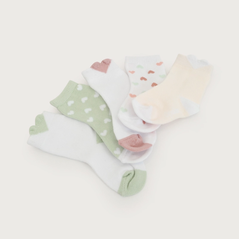 PACK DE 5 CALCETINES DE NIÑA OPALINE - 3