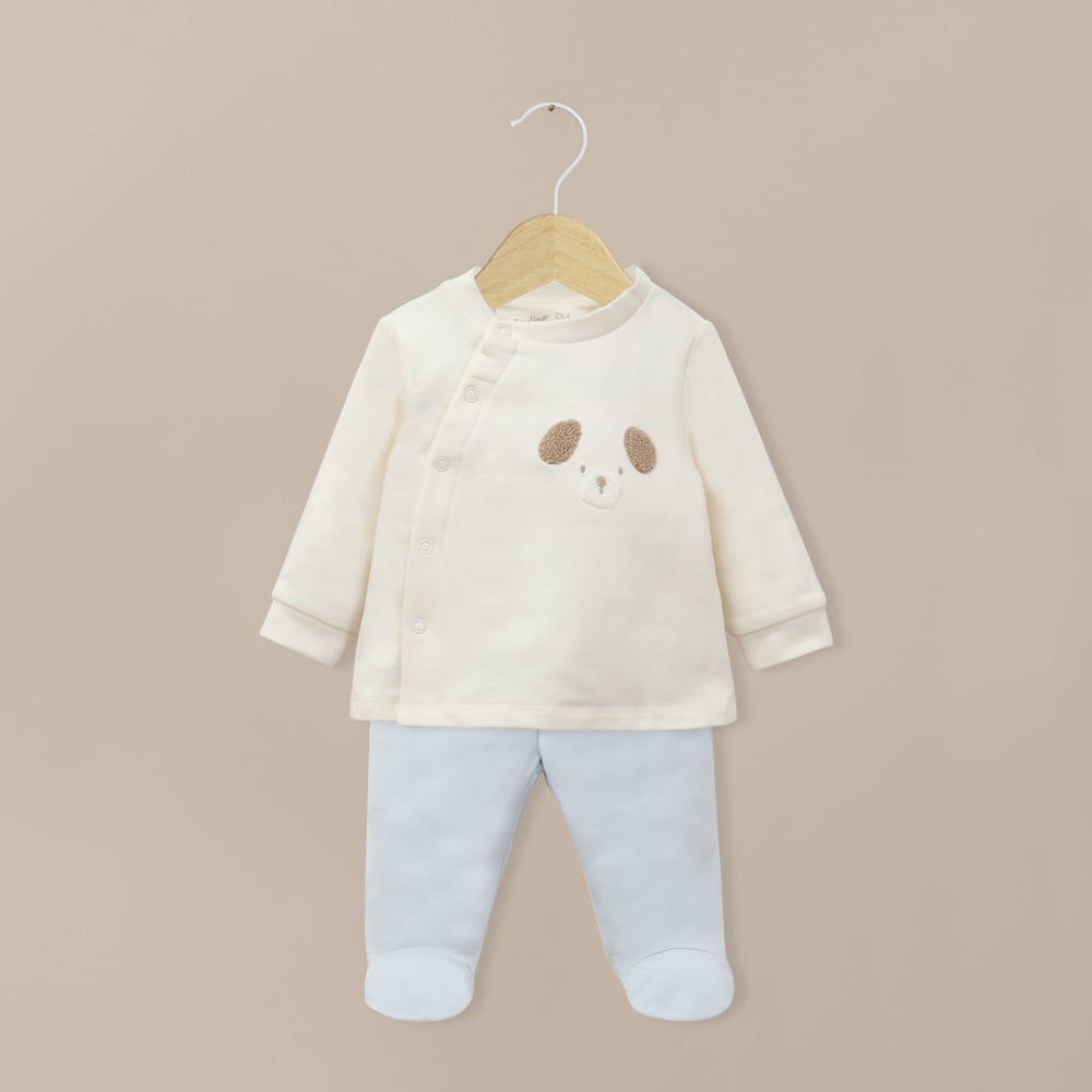CONJUNTO BEBE NIÑO CELESTE OPALINE - 1