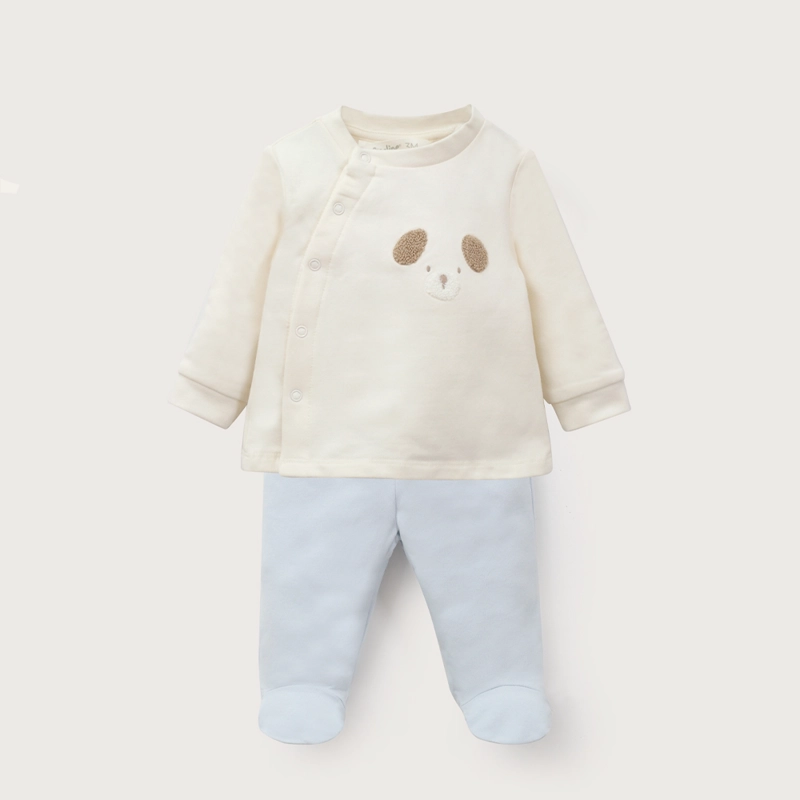 CONJUNTO BEBE NIÑO CELESTE OPALINE - 2