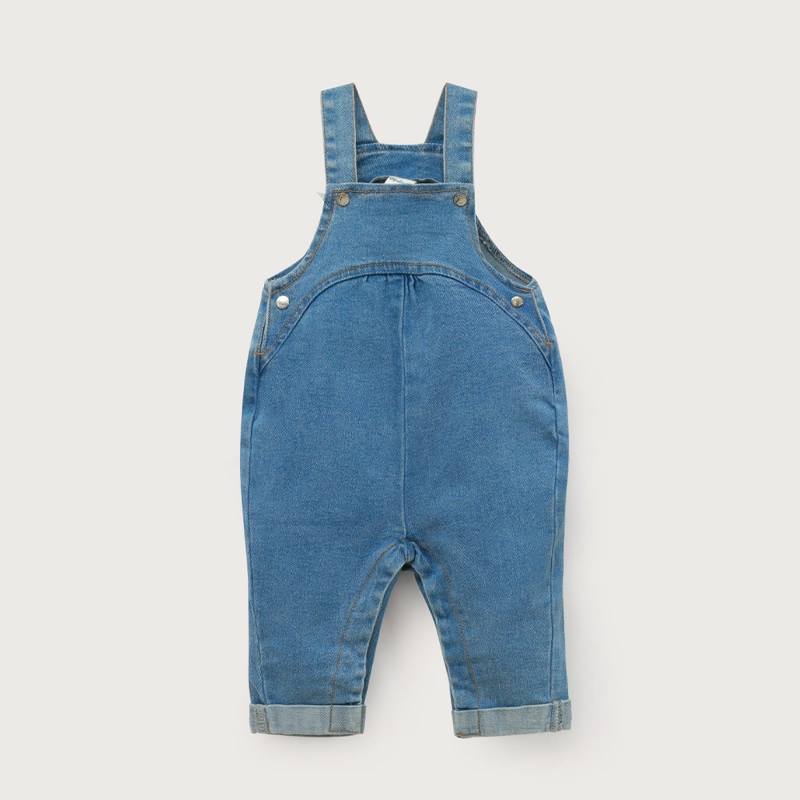 JARDINERA BEBE UNISEX DENIM OPALINE - 3