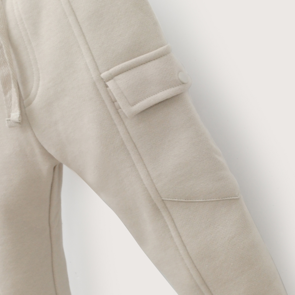 PANTALON BUZO INFANT NIÑO BEIGE OPALINE - 4