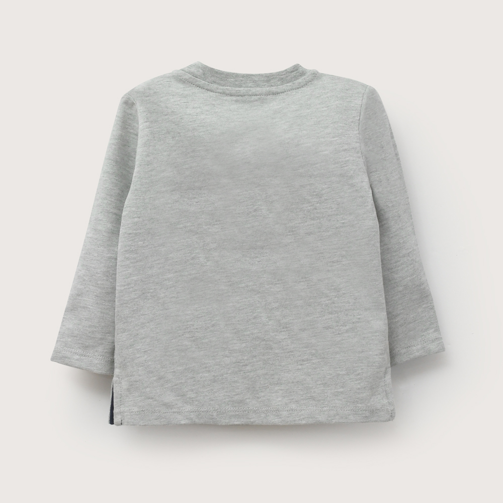 POLERA INFANT NIÑO GRIS MELANGE OPALINE - 3