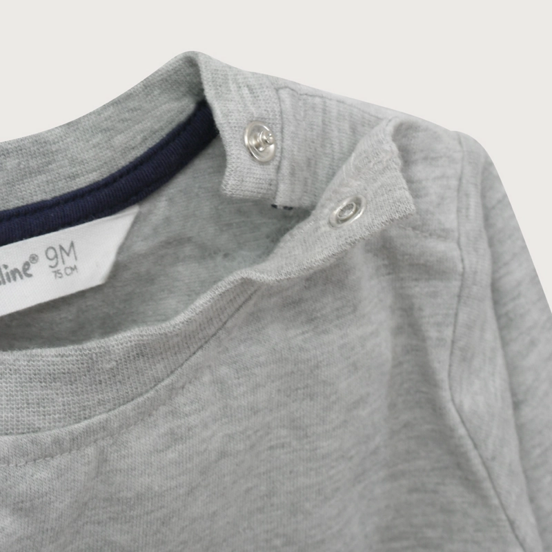 POLERA INFANT NIÑO GRIS MELANGE OPALINE - 4