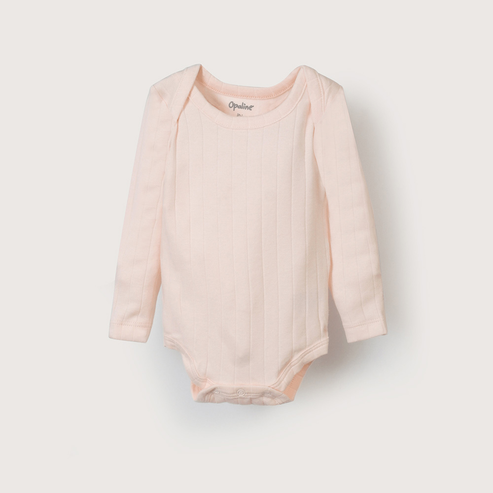 PACK DE 2 BODYS ALGODON NIÑA ROSADO OPALINE - 3