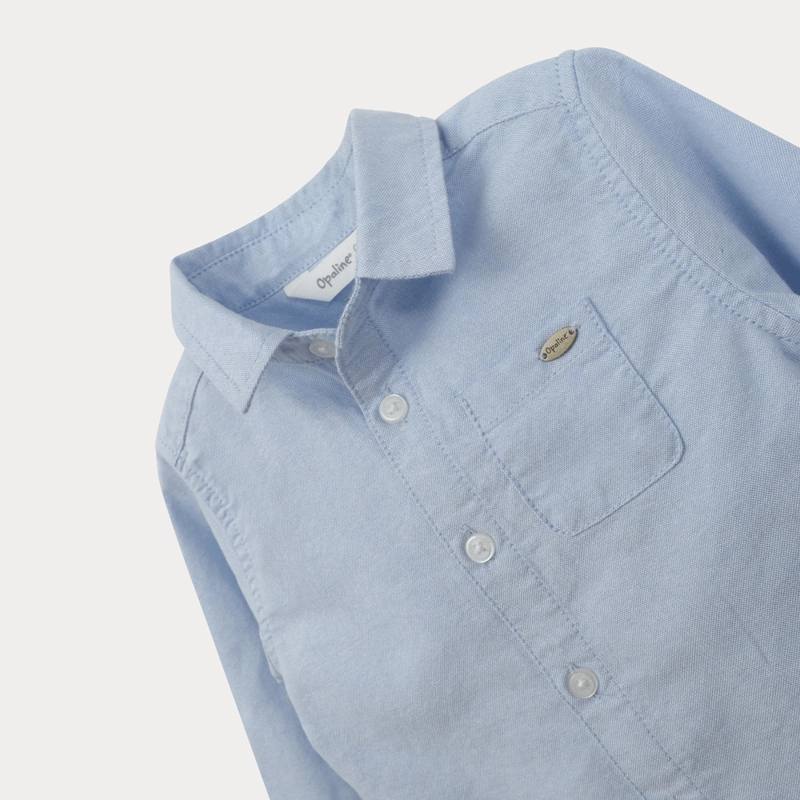 CAMISA INFANT NIÑO CELESTE OPALINE - 4