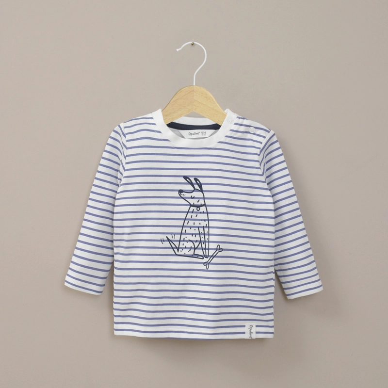 POLERA INFANT NIÑO AZUL LINEAS OPALINE - 1