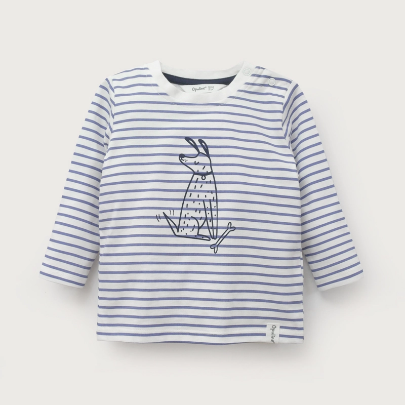 POLERA INFANT NIÑO AZUL LINEAS OPALINE - 2