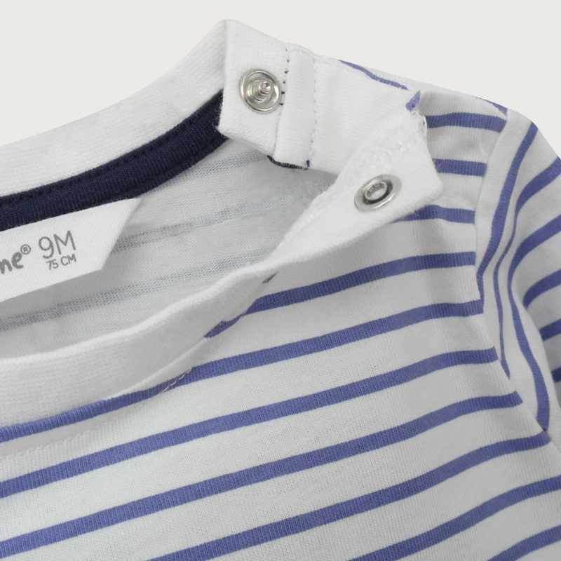 POLERA INFANT NIÑO AZUL LINEAS OPALINE - 4