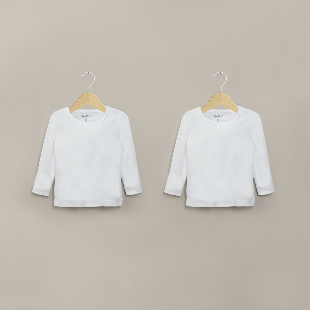 CAMISETA AJUAR BLANCO UNISEX OPALINE - 1