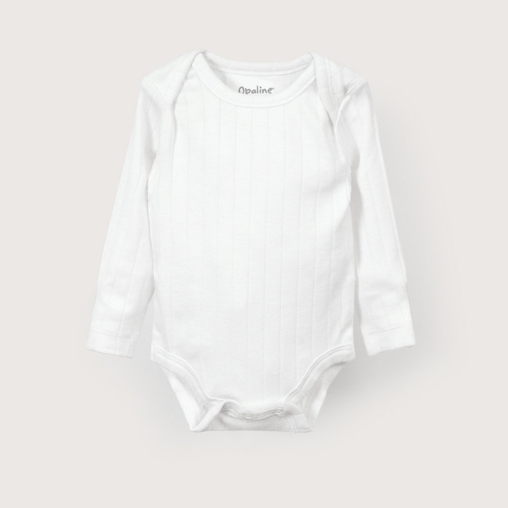 PACK DE 2 BODYS ALGODON ACANALADO NIÑA OPALINE - 4