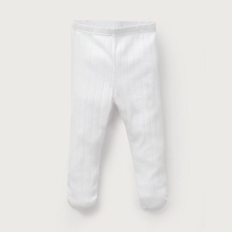 PACK DE 2 PANTY BALLERINA BLANCA ACANALADA UNISEX OPALINE - 3