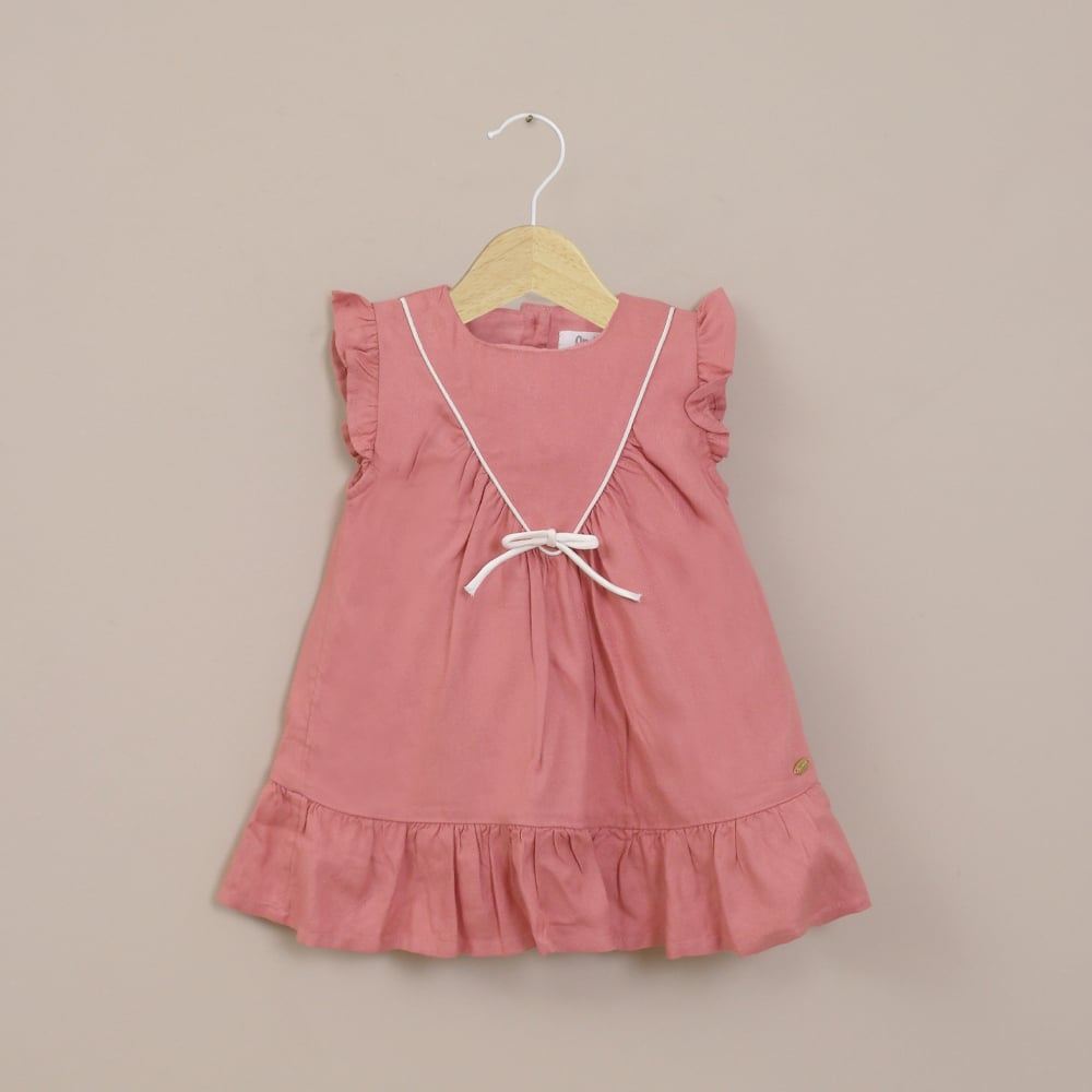 VESTIDO INFANT NIÑA ROSA VIEJO OPALINE - 1