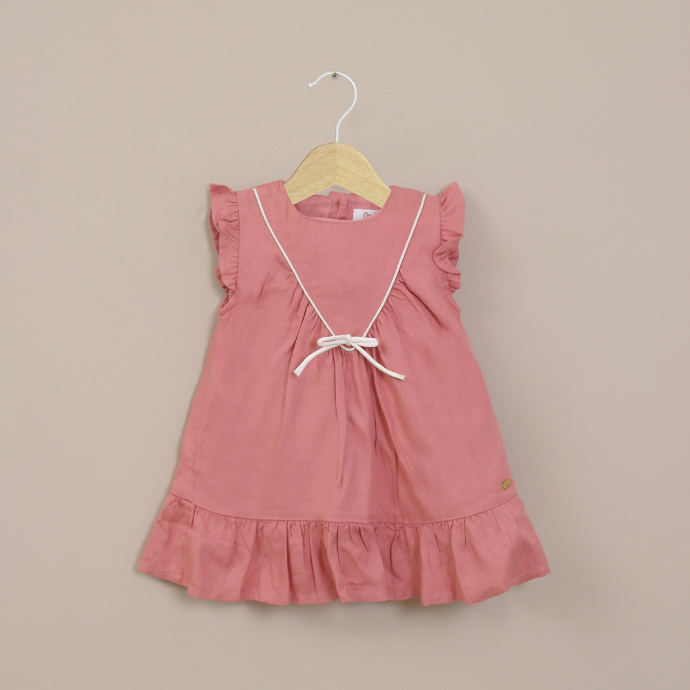 VESTIDO INFANT NIÑA ROSA VIEJO OPALINE - 1
