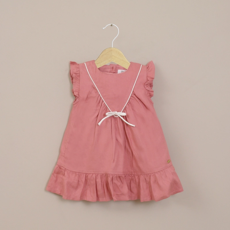 VESTIDO INFANT NIÑA ROSA VIEJO OPALINE - 1