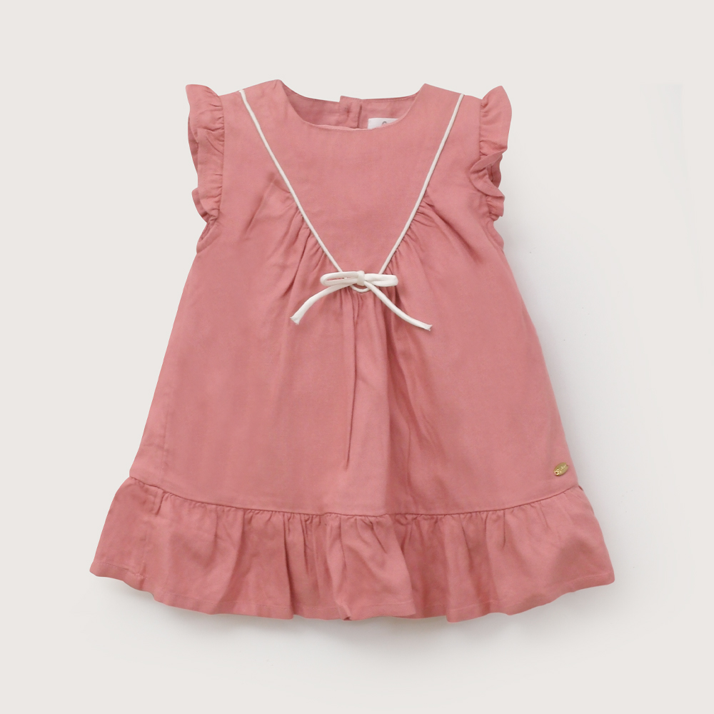 VESTIDO INFANT NIÑA ROSA VIEJO OPALINE - 2