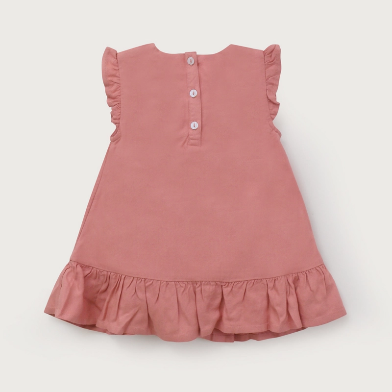 VESTIDO INFANT NIÑA ROSA VIEJO OPALINE - 3