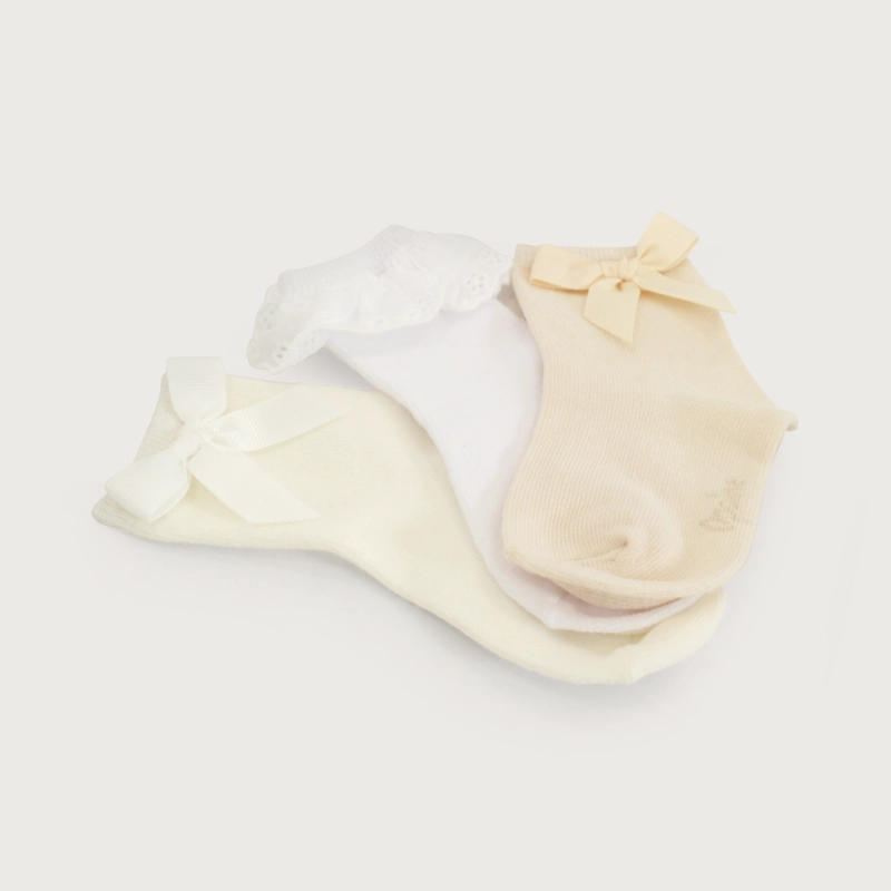 PACK DE 3 CALCETINES CON CINTA DE NIÑA OPALINE - 3