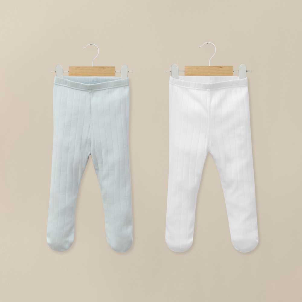 PACK DE 2 PANTY BALLERINA ACANALADA BEBE NIÑO OPALINE - 1