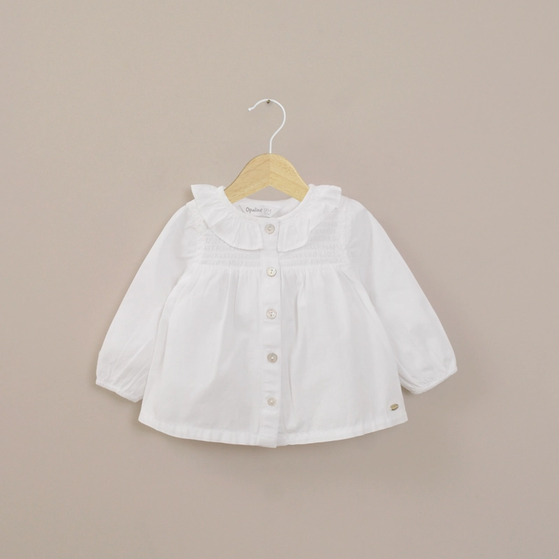 BLUSA INFANT BLANCA NIÑA OPALINE - 1