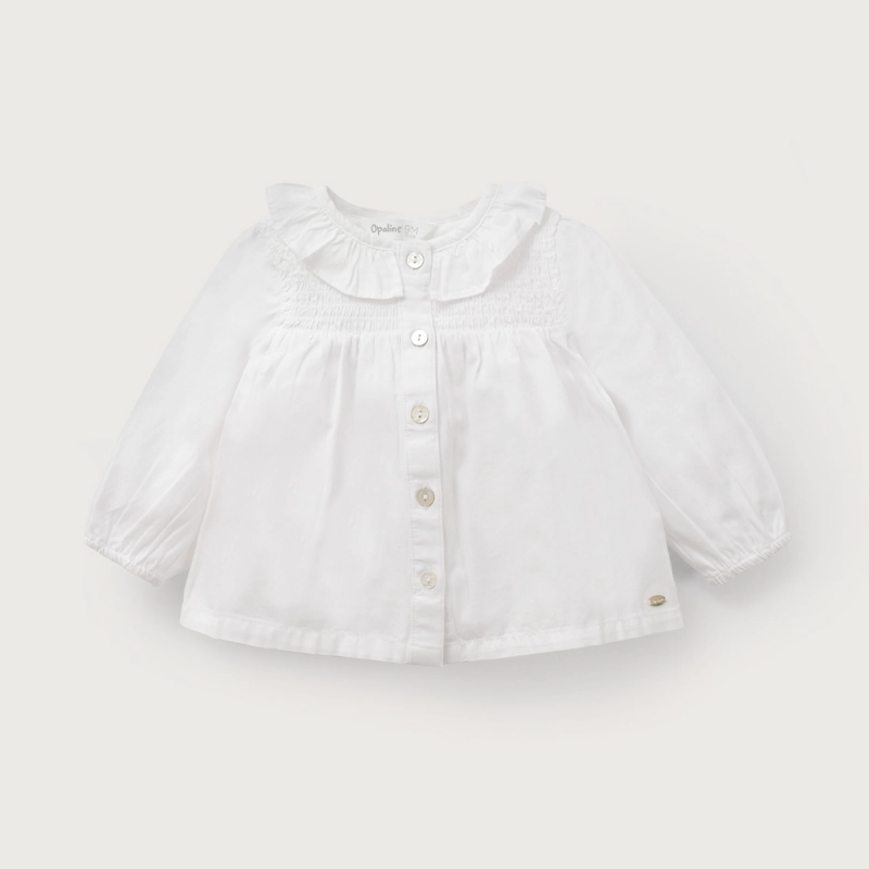 BLUSA INFANT BLANCA NIÑA OPALINE - 2
