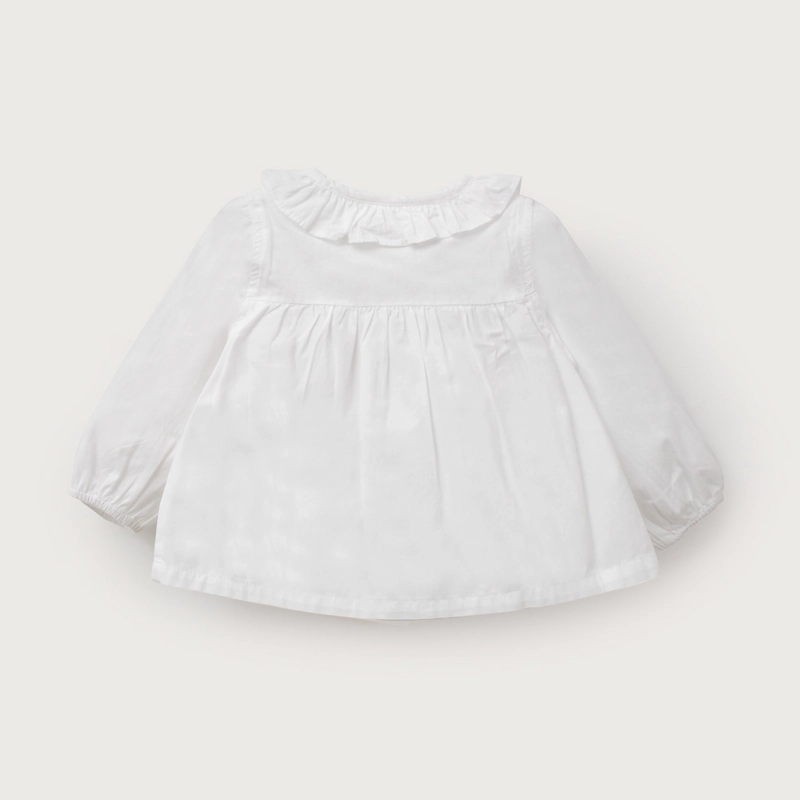 BLUSA INFANT BLANCA NIÑA OPALINE - 3